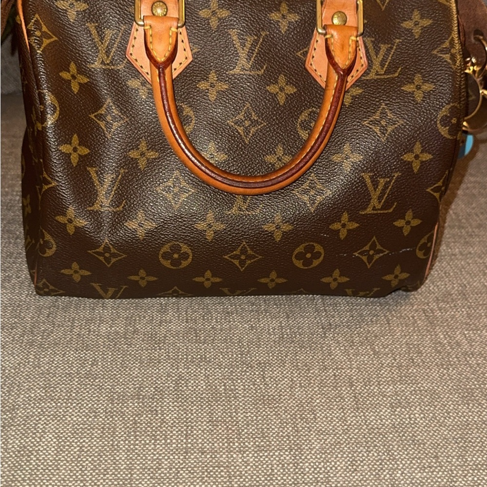 Louis Vuitton Brown Monogram Satchel Timeless Elegance